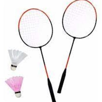 KIT RAQUETE BADMINTON STANDART PLASTICO ACO