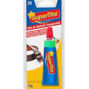 COLA CONTATO COURO TRANSPARENTE 18G SUPERTITE BLISTER