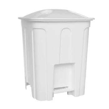 LIXEIRA C/ PEDAL 15LT - BRANCA