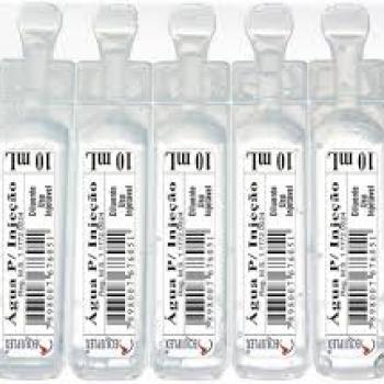 AGUA PARA INJEÇÃO. 10ML