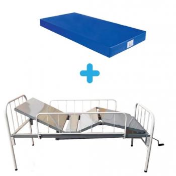 LOCAÇÃO CAMA HOSPITALAR MANUAL 2 MOVIMENTOS STANDART