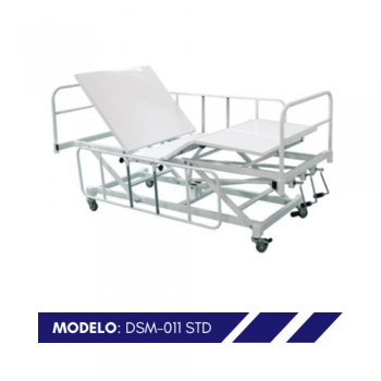 CAMA HOSPITALAR FOWLER COM ELEVACAO DE LEITO MANUAL 3 MOVIMENTOS DESEMATEC