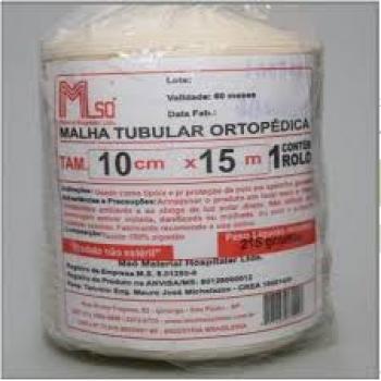 MALHA TUBULAR ALGODAO 10cm X 15m MSO-MEDIHOSP