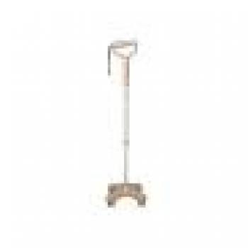 BENGALA 4 PONTAS C/ APOIO BC1566-MM  MARROM MEDIO -MERCUR