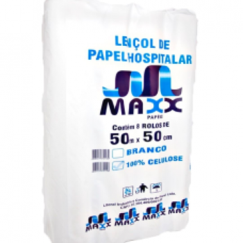 LENCOL HOSPITALAR 50X50M 100% CEL. MAXX PAPEL