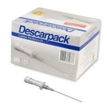 CATETER IV 16G TEFLON C/100 DESCARPACK