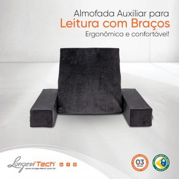 Almofada Auxiliar para Leitura com Bracos