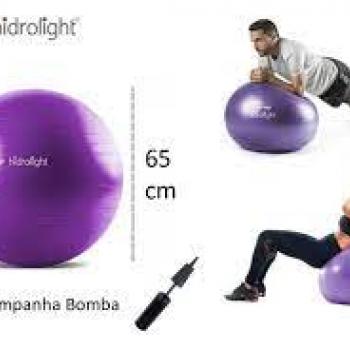 BOLA DE EXERCICIOS ROXA 65CM HIDROLIGHT