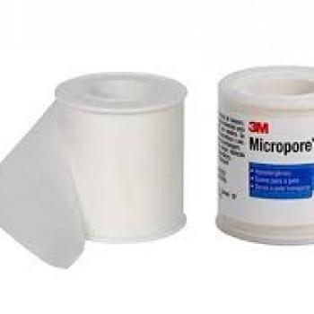 FITA MICROP   05,00cm  x  10,0m  BRANCA 3M