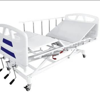 LOCAÇÃO CAMA HOSPITALAR MANUAL 3 MOVIMENTOS CAB PEAD E GRADE ESCAMOTEAVEL