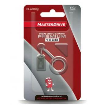 Mini Pendrive 16GB Tipo Chaveiro MasterDrive Premium