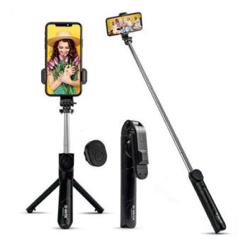 ripé Celular Bastão Selfie Bluetooth 360 Com Controle 70cm  BMG-35