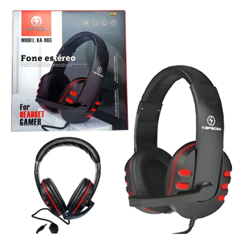 Headset Gamer Kapbom Com Microfone Flexível P2 - Ka-903