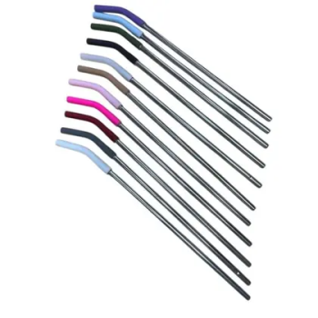 Canudo inox com bico silicone para copo Quencher 1200 ml 40oz - NoBrand