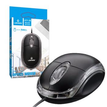Mouse com fio Usb Básico Lehmox - LEY-28