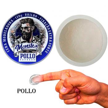 Pomada Modeladora Monster POLLO FIXAÇÃO EXTRA FORTE 120g