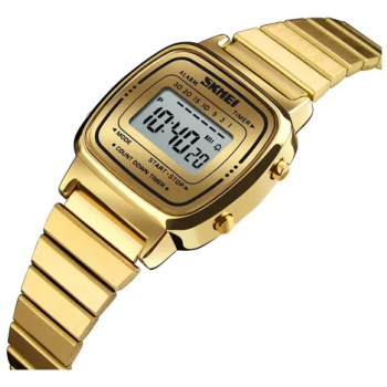 Relógio Digital Feminino Skmei 1415 feminino digital Em Aço