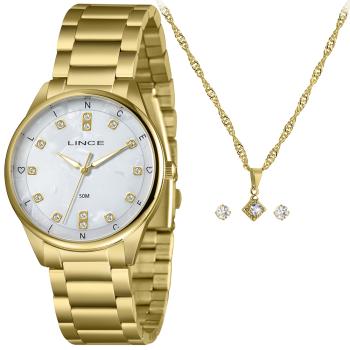 Relógio Lince Feminino Analogico LRGH246L40  Dourado