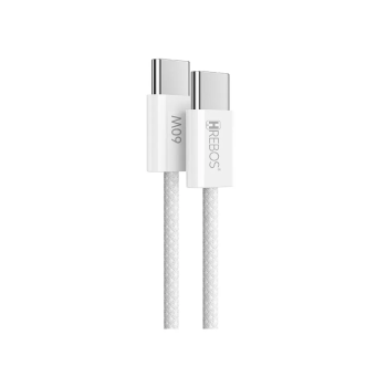 Cabo Rápido Tipo C 1,5 Metros 60w Turbo Nylon HREBOS CB-385c IPHONE 27W