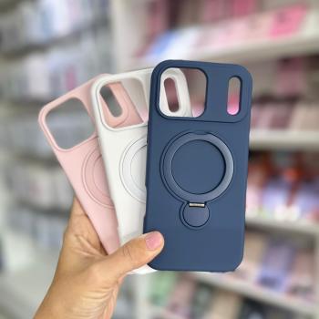 Kit Case Magsafe + Suporte + Pelicula de Privacidade