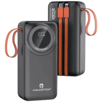 Bateria Portátil Power Bank Turbo 34.5w 30000mah Preto - YD57