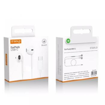 Fone de Ouvido Earpods USB-C FN-A71 A’Gold