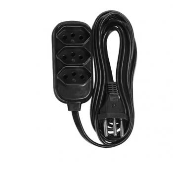 Extensão 3 tomadas 5M Bivolt