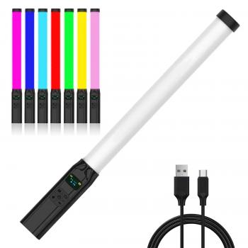 Bastão de Led RGB Com controle de potência e cores
