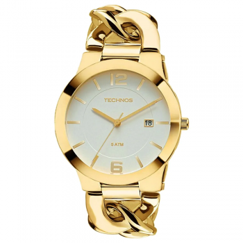 Relógio TECHNOS Fashion analógico feminino dourado 2115UL/4B