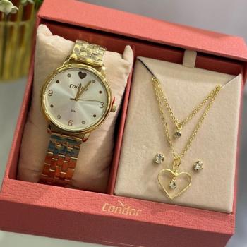 Relógio kit condor feminino CO2035mzy/k4x