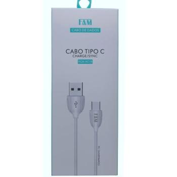 Cabo De Carregamento Fam Fca-XC10 Usb-a e Tipo C
