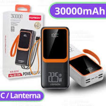 Carregador Portátil Powerbank Turbo 22.5W 30000mAh - Kapbom - KA-9211