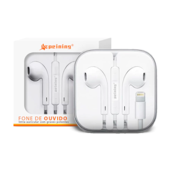 Fone de Ouvido Peining Entrada Lightning - PEI-EP06