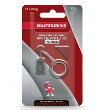Mini Pendrive 128GB Tipo Chaveiro MasterDrive Premium
