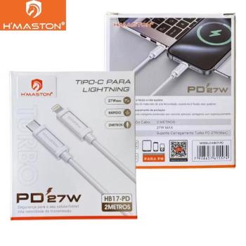 Cabo tipo-c para iPhone 65W 2 metro H maston