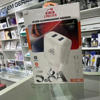 Carregador Tipo C Zmaster 2usb Z-CR0001-1