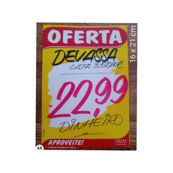 #CARTAZ MOD. 21 OFERTA 16x21 cm