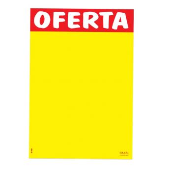 #CARTAZ MOD. 05 OFERTA 66x96 cm