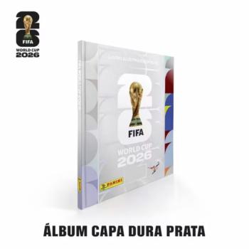 COPA DO MUNDO 2026 - ÁLBUM CAPA DURA PRATA - FIFA WORLD CUP 2026
