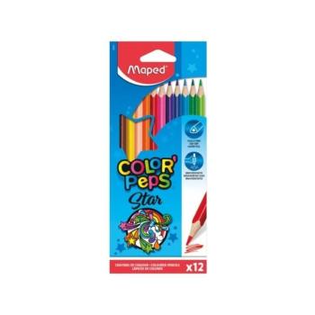 LÁPIS DE COR COLOR PEPS STAR 12 CORES
