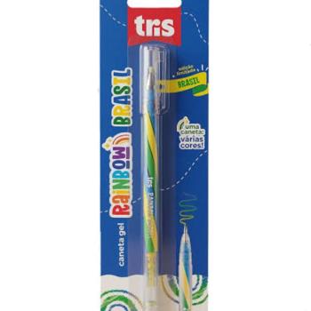 CANETA GEL TRIS RAINBOW BRASIL 1.0