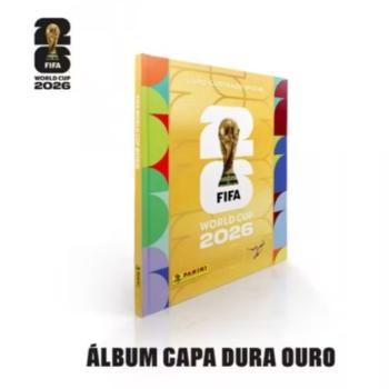 COPA DO MUNDO 2026 - ÁLBUM CAPA DURA OURO - FIFA WORLD CUP 2026