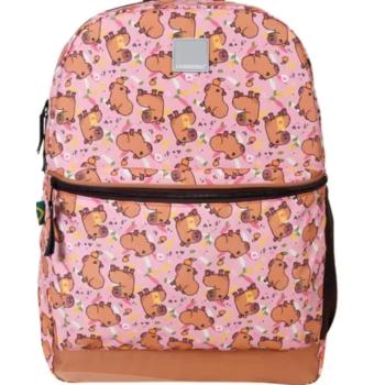 MOCHILA CAPIVARA ROSA