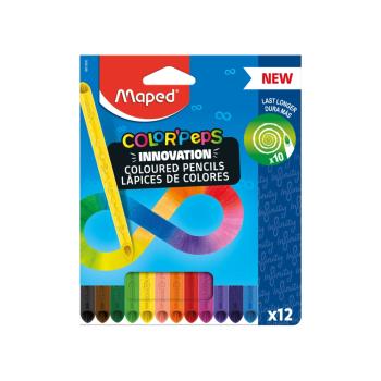 LÁPIS DE COR COLOR PEPS INFINITY 12 CORES