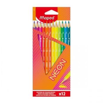 LÁPIS DE COR COLOR PEPS NEON 12 CORES