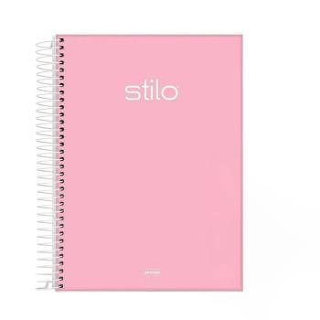 CADERNO ESPIRAL UNIV CD 10X1 160FLS - STILO ROSA PASTEL