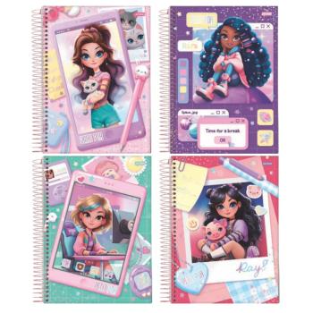 CADERNO ESPIRAL UNIV CD 10X1 160FLS - PETIT POA