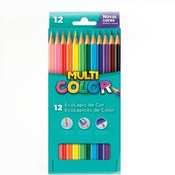 LAPIS DE COR MULTICOLOR 12 CORES