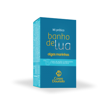 KIT BANHO DE LUA C.DOURADO ALGAS
