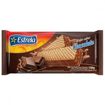 BISC WAFER ESTRELA 80G CHOC